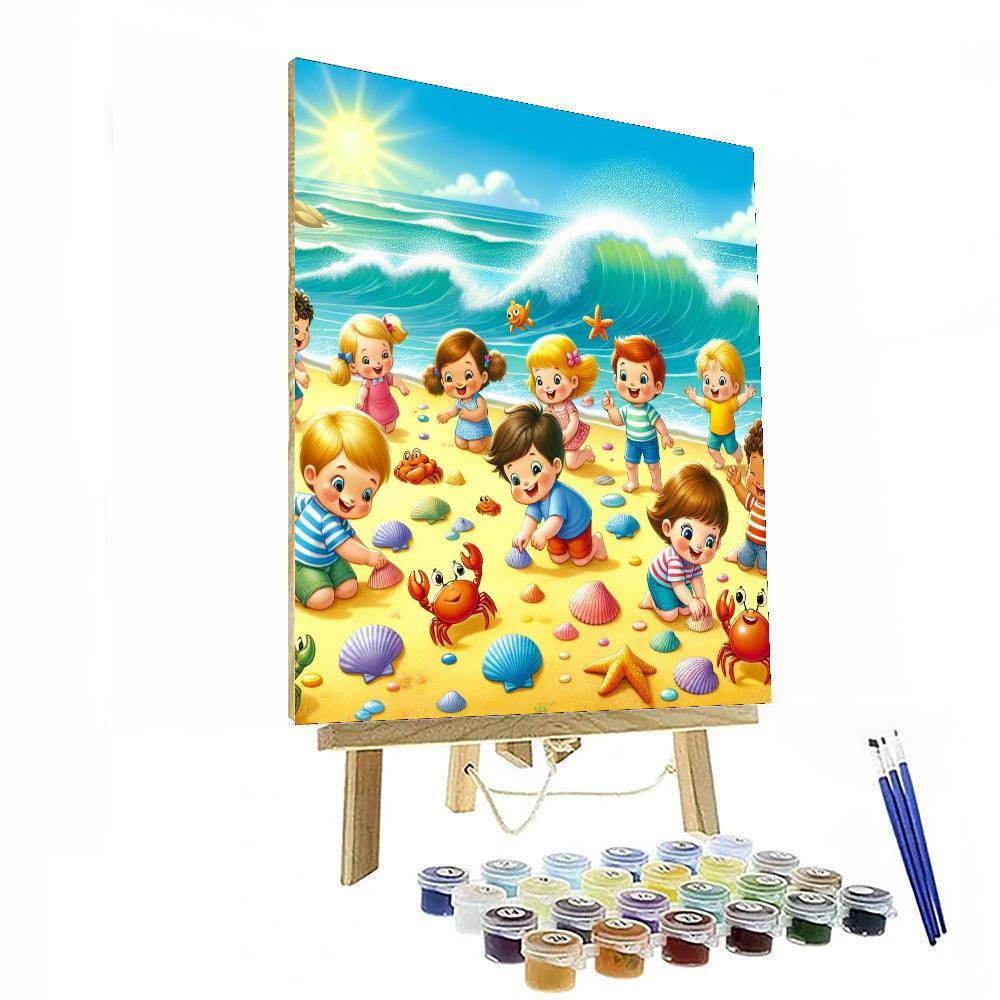 Seaside Discovery For Little Explorers Numbered Painting Kits
