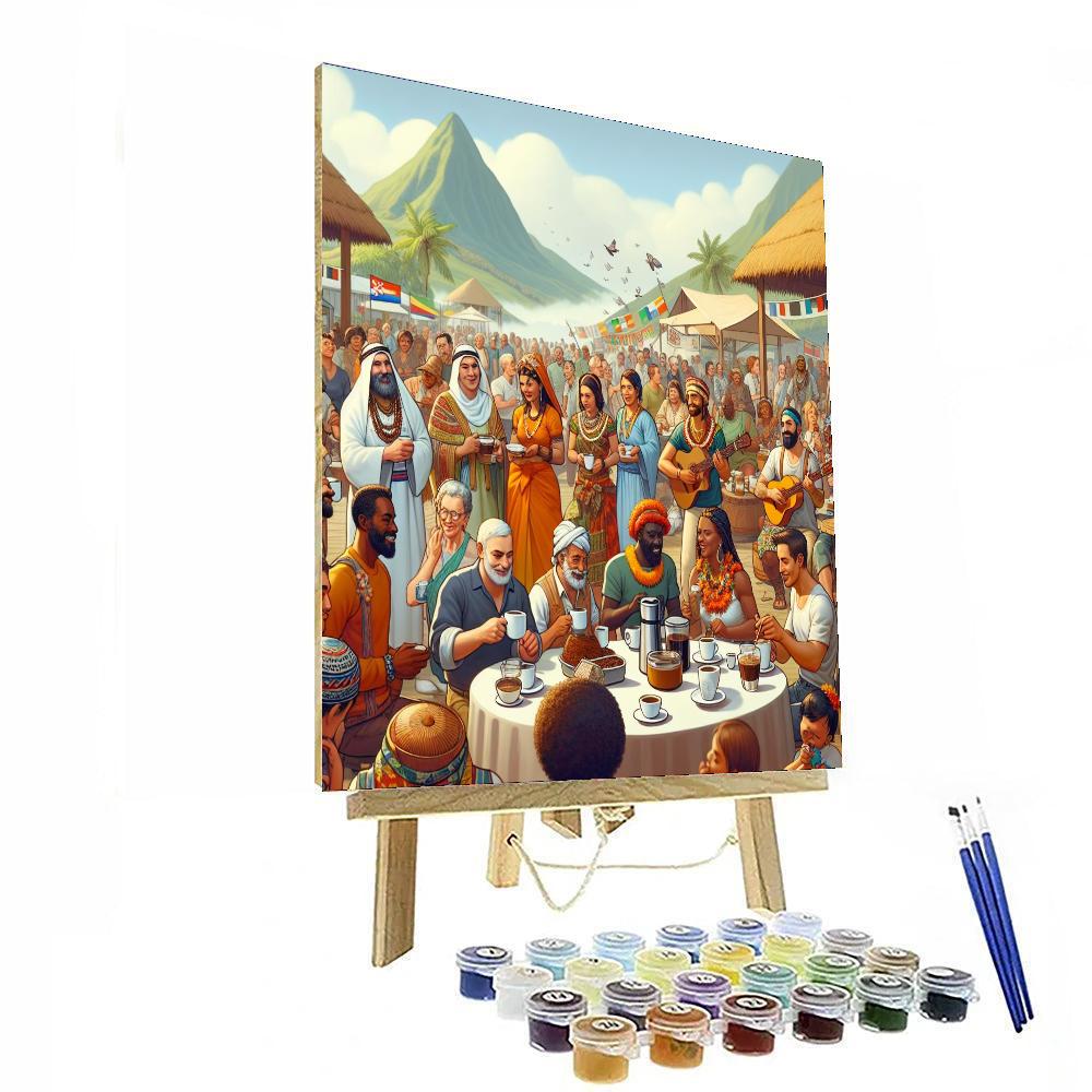 Kona Coffee Cultural Festival Paint By Numbers Art