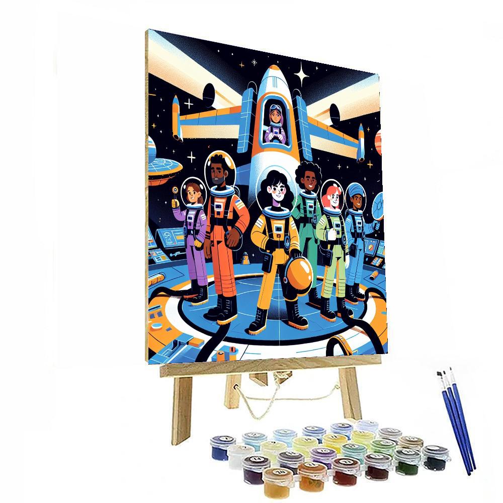 Galactic Hero's Quest Painting Number Kit