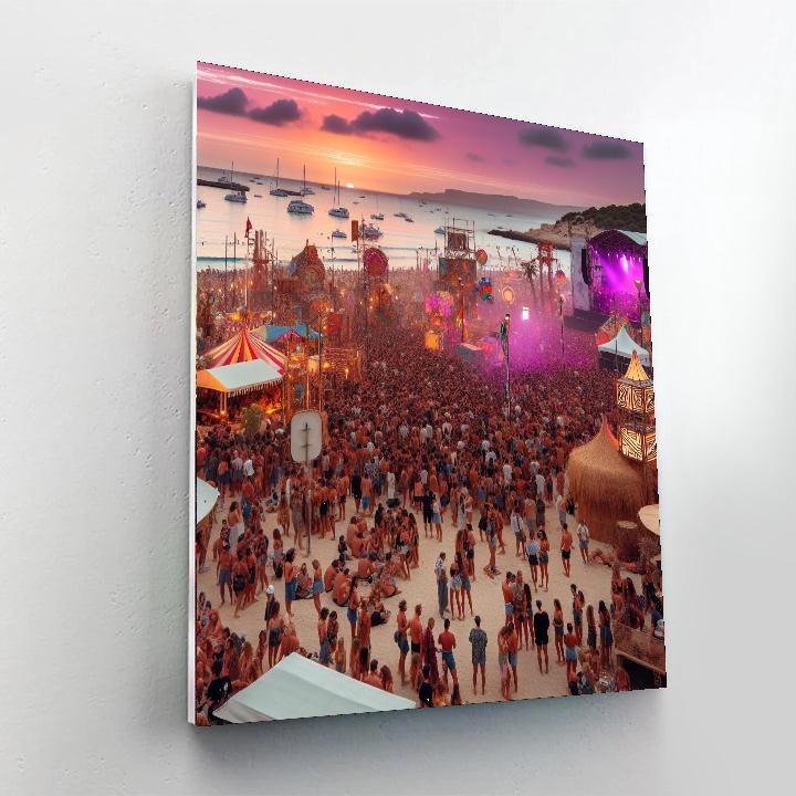 Festival Internacional De Benicàssim Painting Number Kit