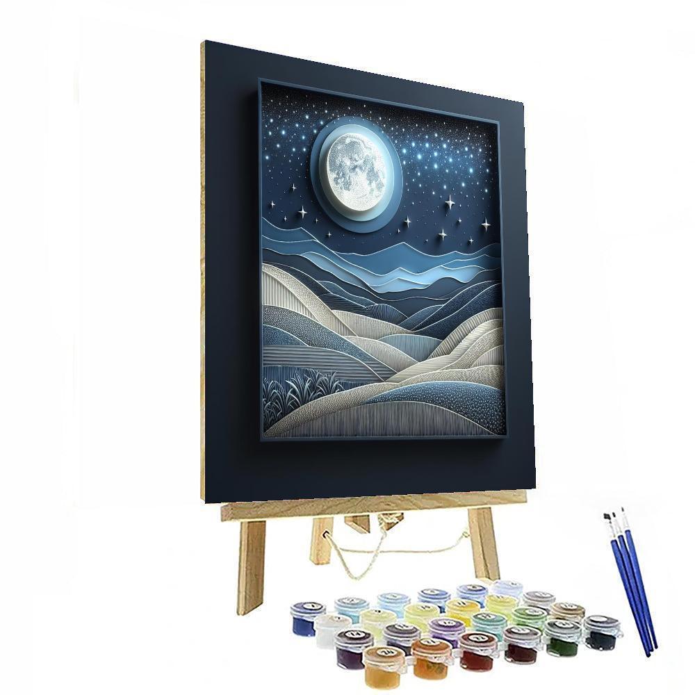 Captivating Starry Landscape - DIY Painting By Numbers Kit – Artistry Rack