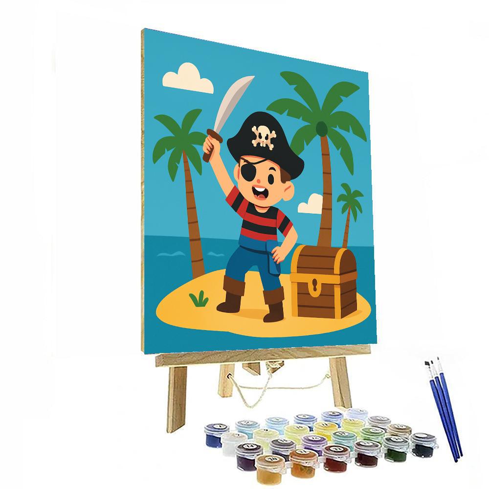 Island Treasure Escape Paint By Numbers