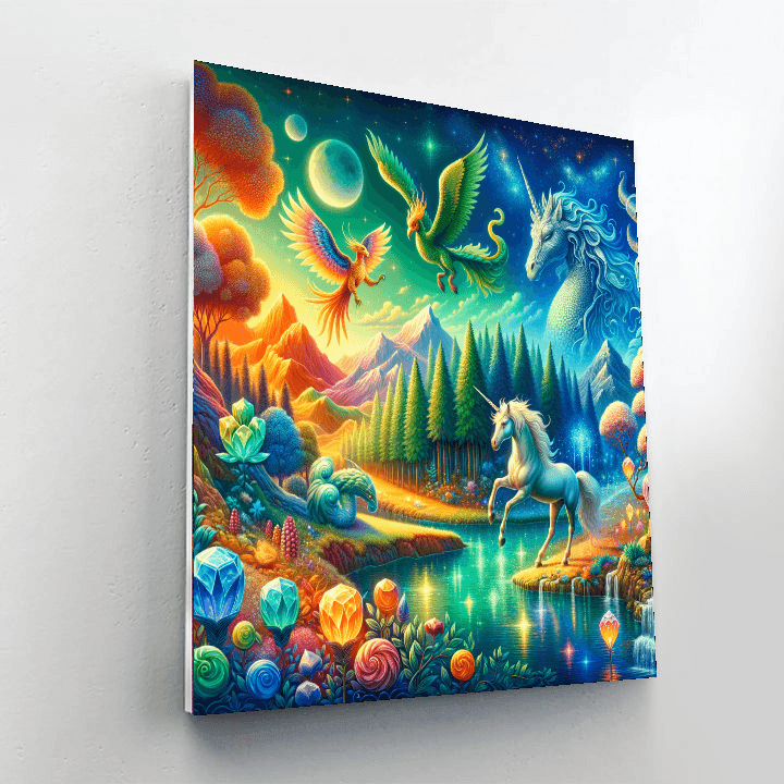 Fantasy Realm Enchantment Number Painting
