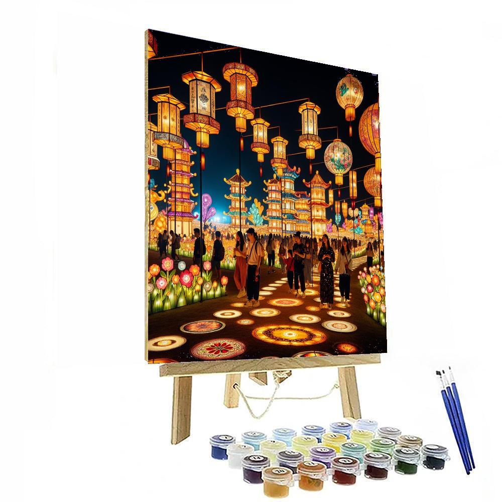 Harbin Lantern Festival - Harbin, China Number Painting