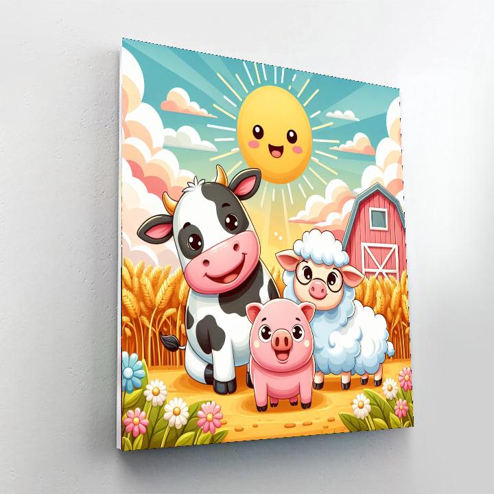 Fun Farm Adventures Paint By Number