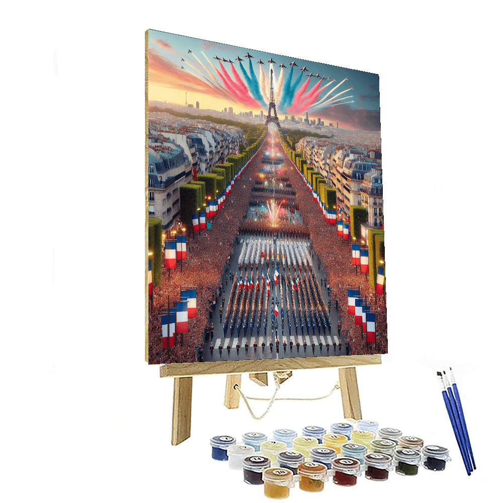 Fête De La Bastille - Paris, France Paint By Color