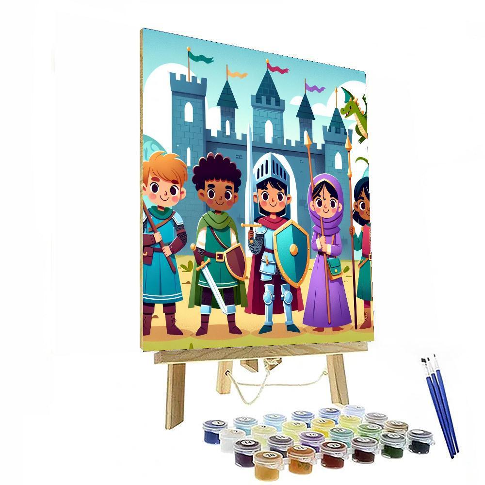 Knight's Valor Quest Painting Number Kit