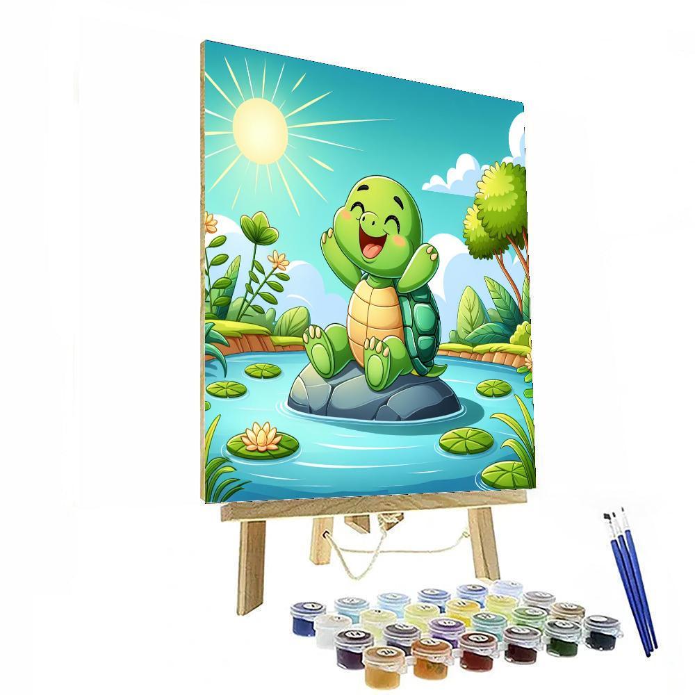 Sunny Day Turtle Paint By Number