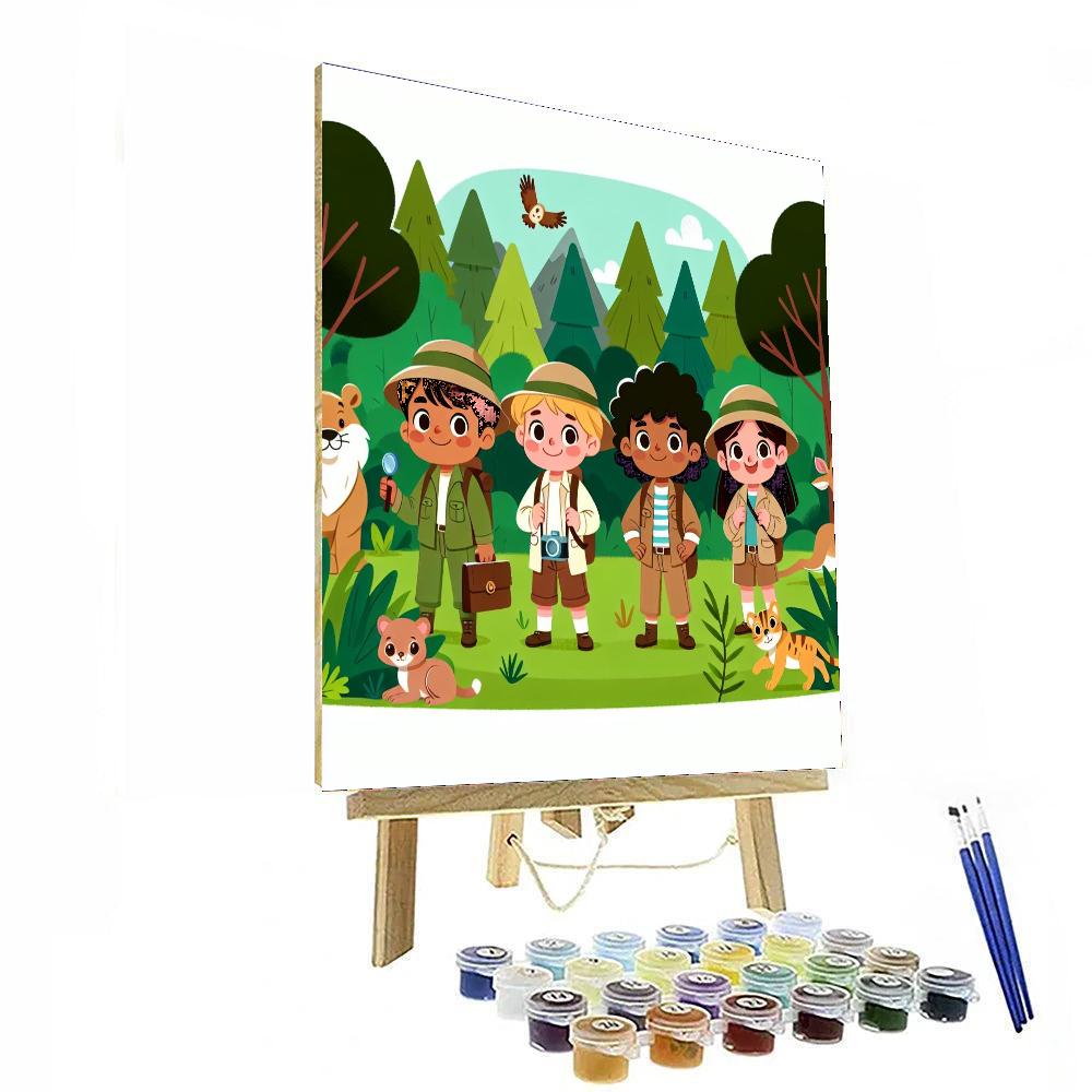 Nature Explorer Adventure Painting Number Kit