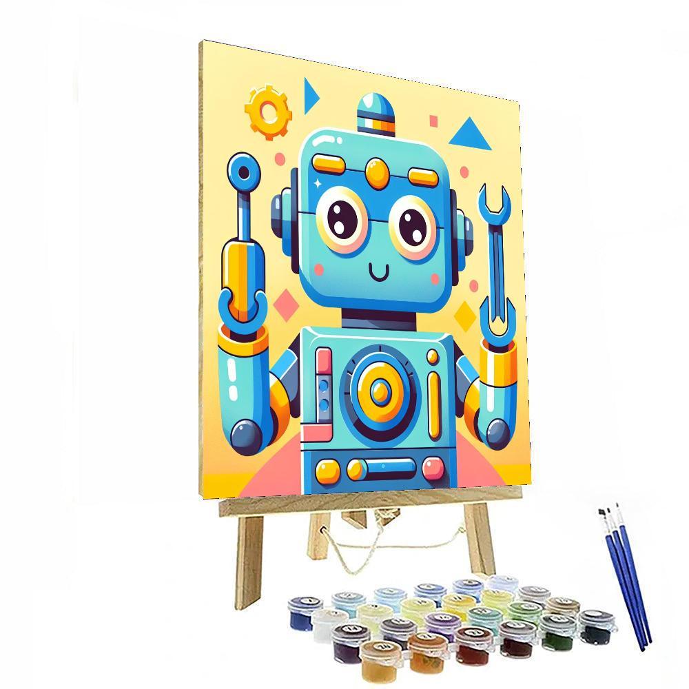 Brilliant Robot Paint By Numbers