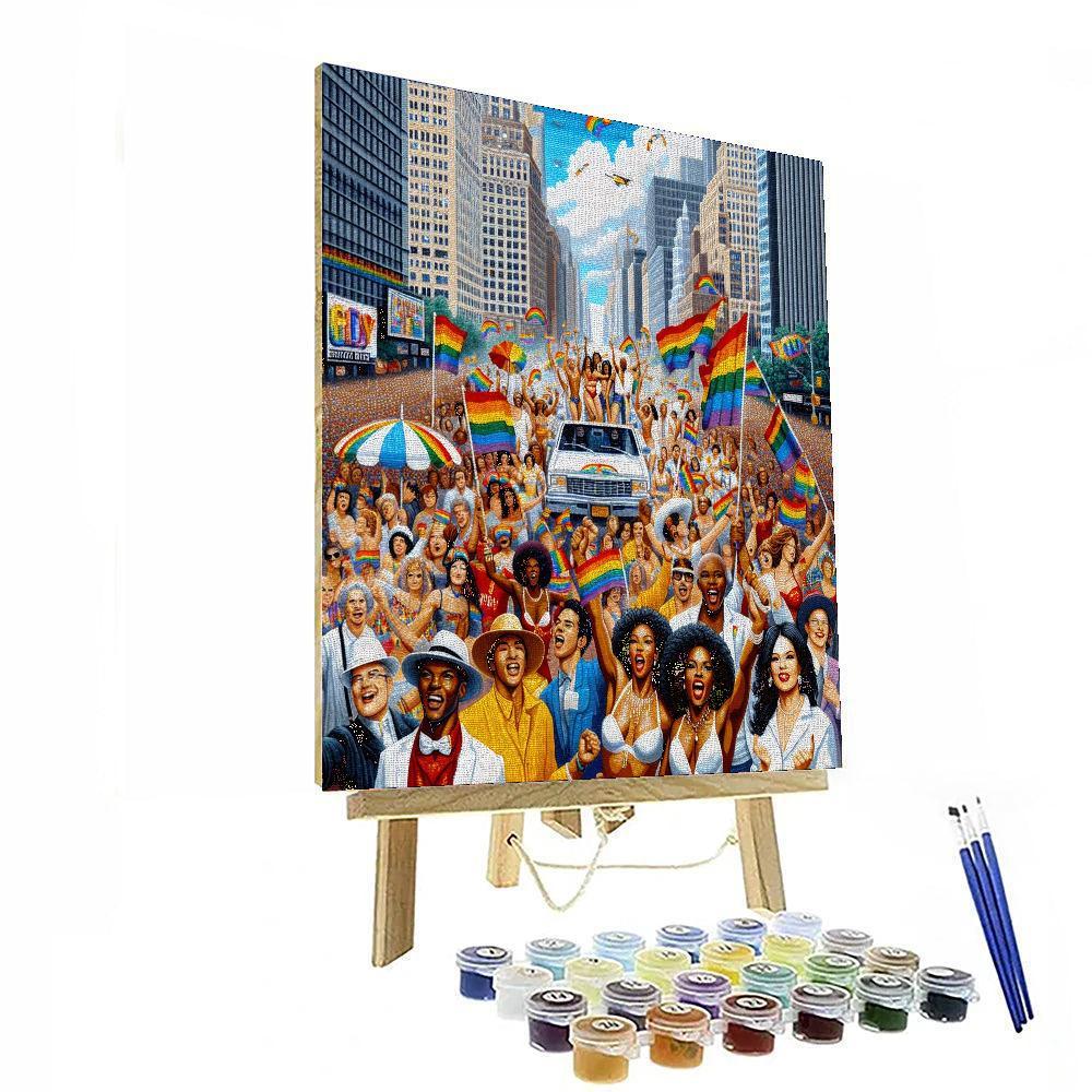 Pride Parade - Usa Number Painting