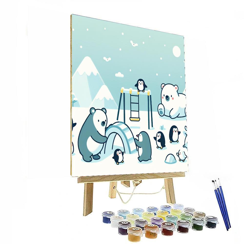 Polar Playground Party Paint By Color