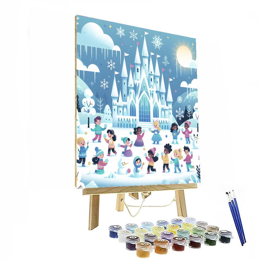 Ice Palace Adventures DIY Paint By Numbers