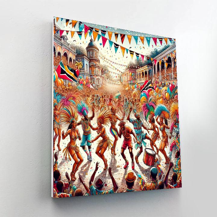 Trinidad And Tobago Carnival Paint By Number