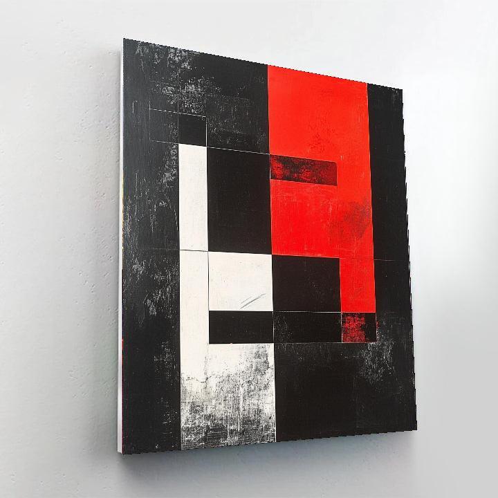 Kazimir Malevich Inspired The Power Of Contrast  Number Painting