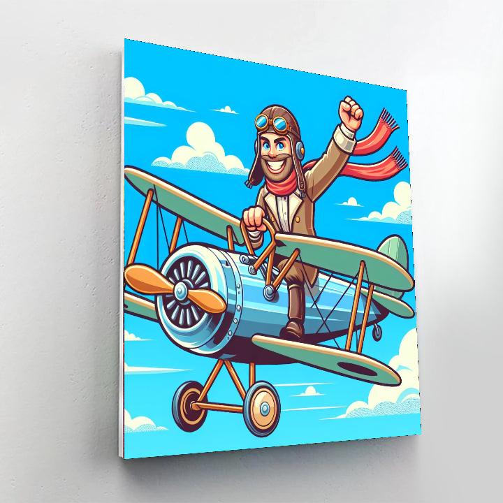 Aviator Dream Flights Paint By Numbers Kits