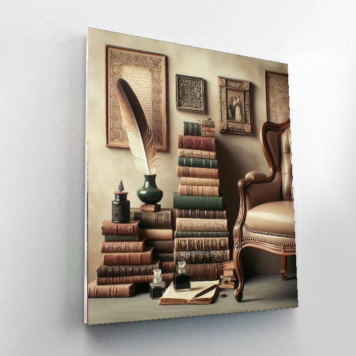 Classic Literary Voyage Painting Number Kit