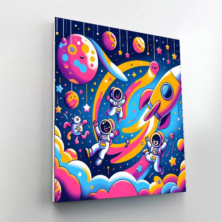 Exploration Of The Cosmos Painting Number Kit