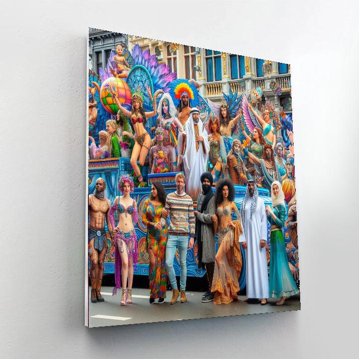 Zinneke Parade - Belgium Number Painting