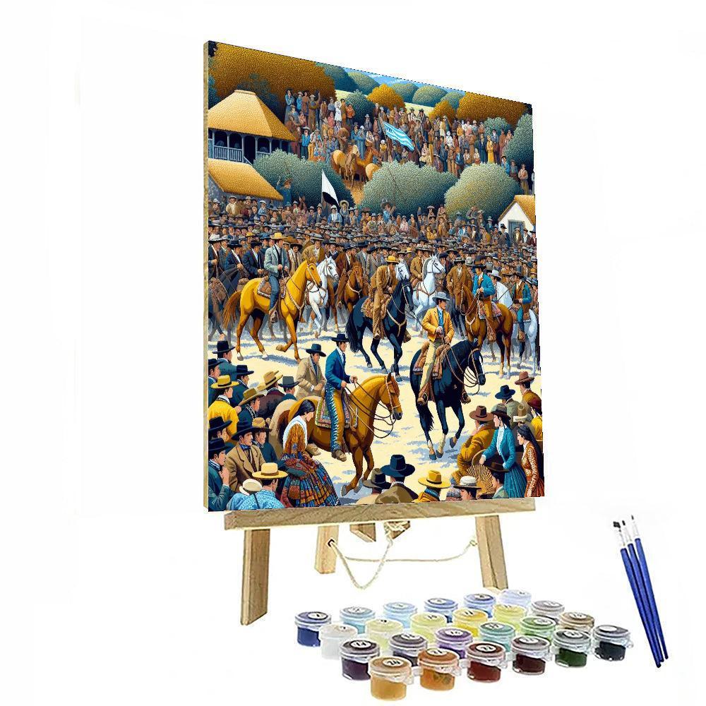 Fiesta De La Patria Gaucha - Tacuarembó, Uruguay Paint By Number