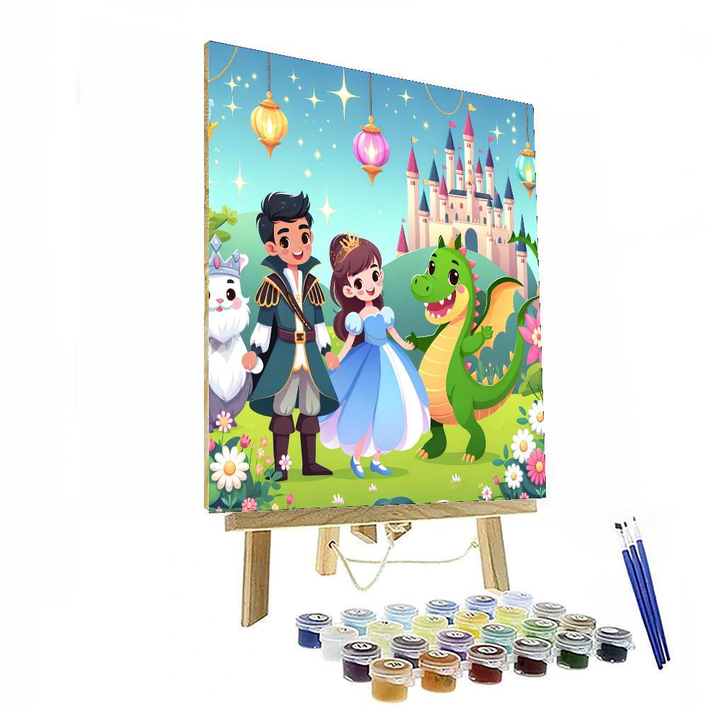 Magical Fairytale Friends Number Painting