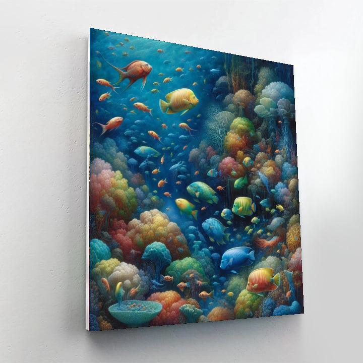 Enchanted Undersea Odyssey Paint By Numbers Art