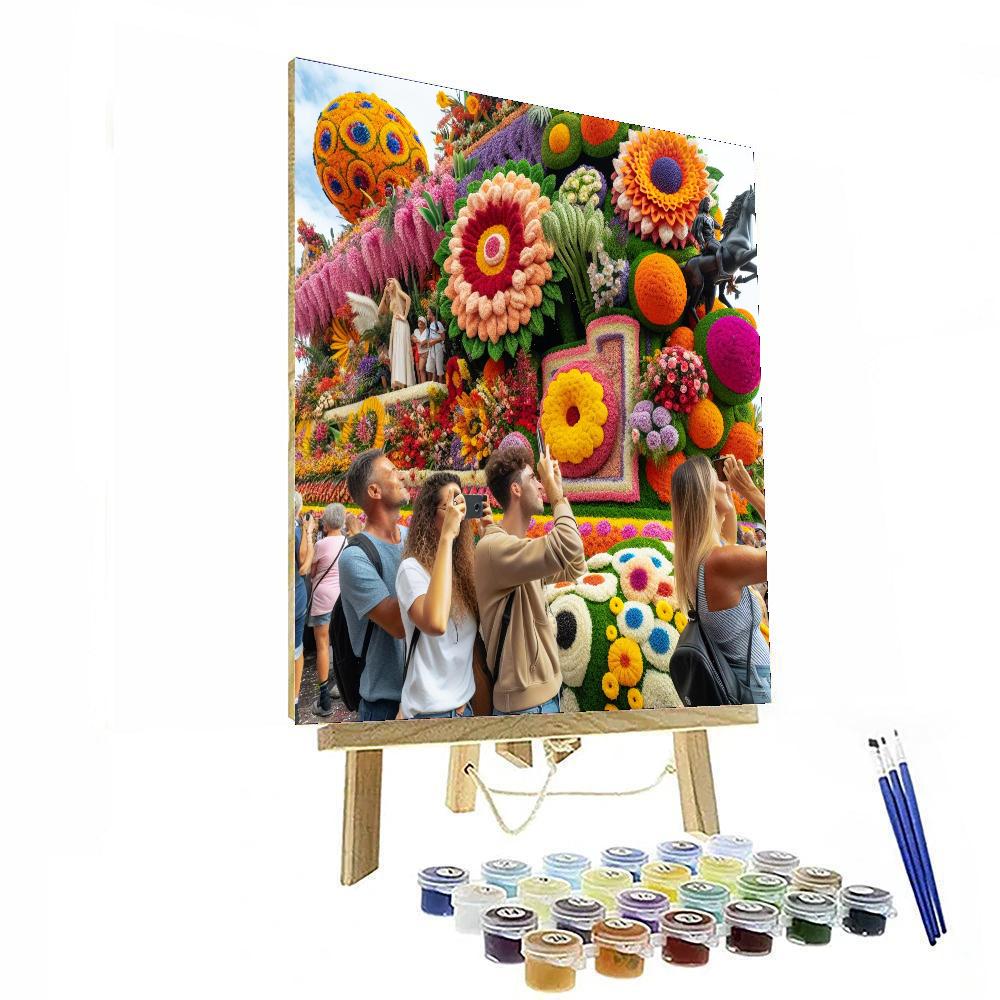 Festa Da Flor - Madeira, Portugal Number Painting