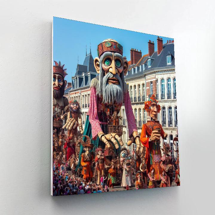 Festival Of The Giants - France Paint By Numbers Art