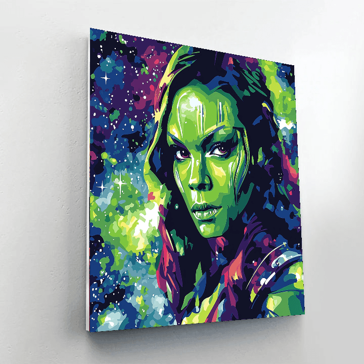 Zoe Saldana: Guardian Of Galactic Adventures Paint By Color