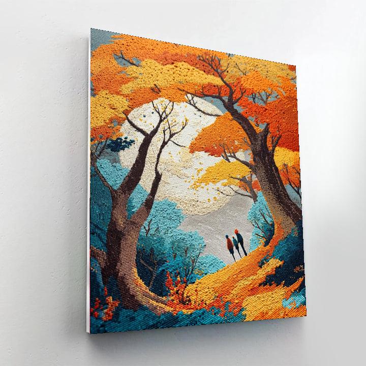 Harvest Moon Hike Number Painting