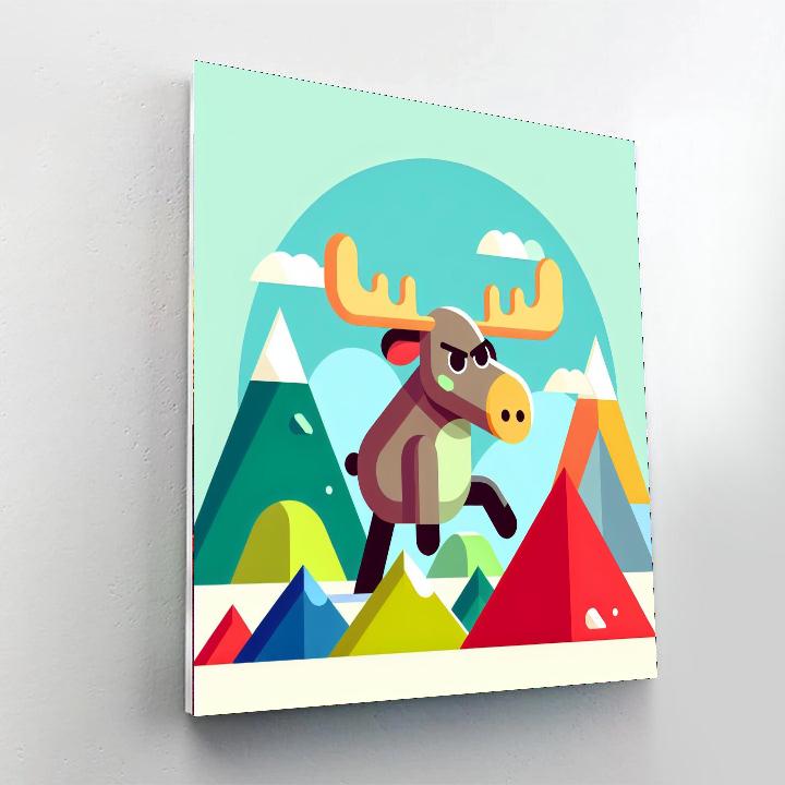 Moose Mountain Adventure Paint By Numbers