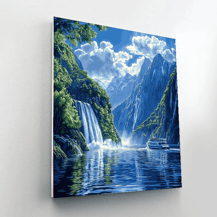 Fiordland National Park - New Zealand Paint By Numbers