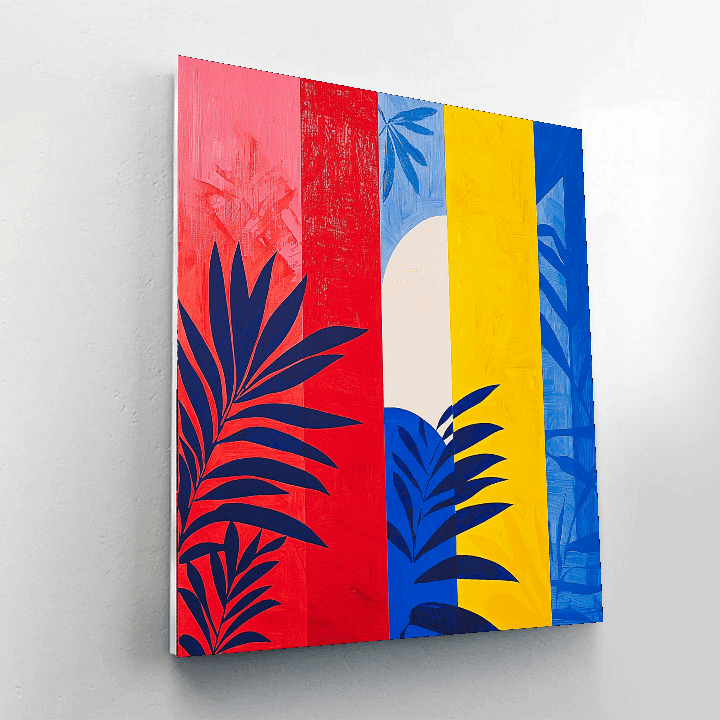 Henri Matisse Inspired Serenade Of Colors  Paint By Numbers Art