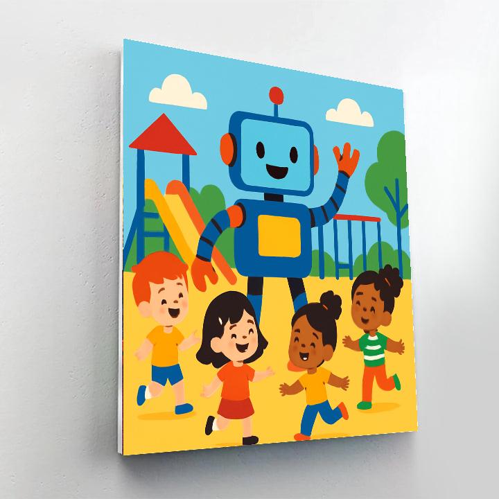 Robot Builders Lab Paint By Numbers Kits