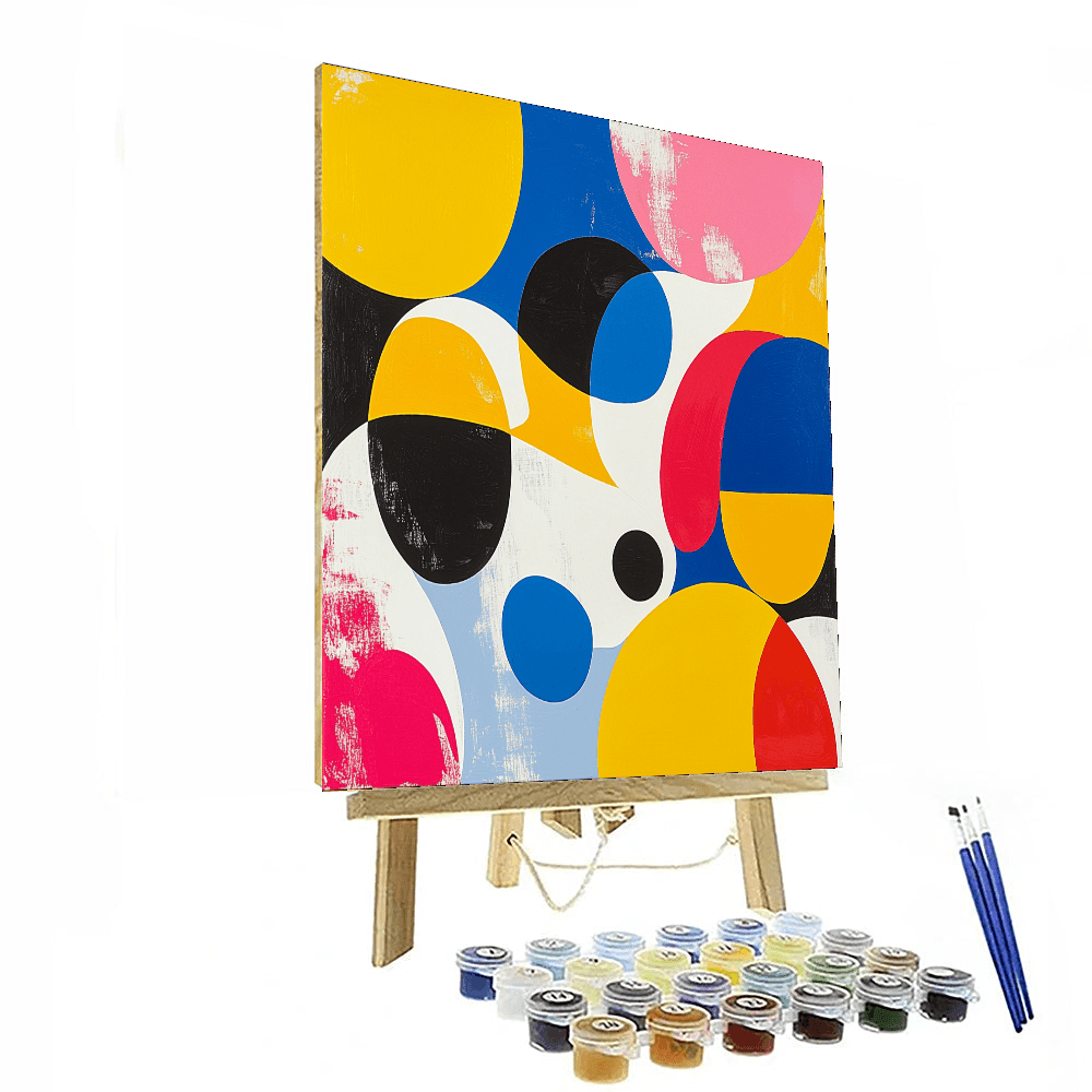 Joan Miró Inspired Abstract Expressions Of Joy  Paint By Color