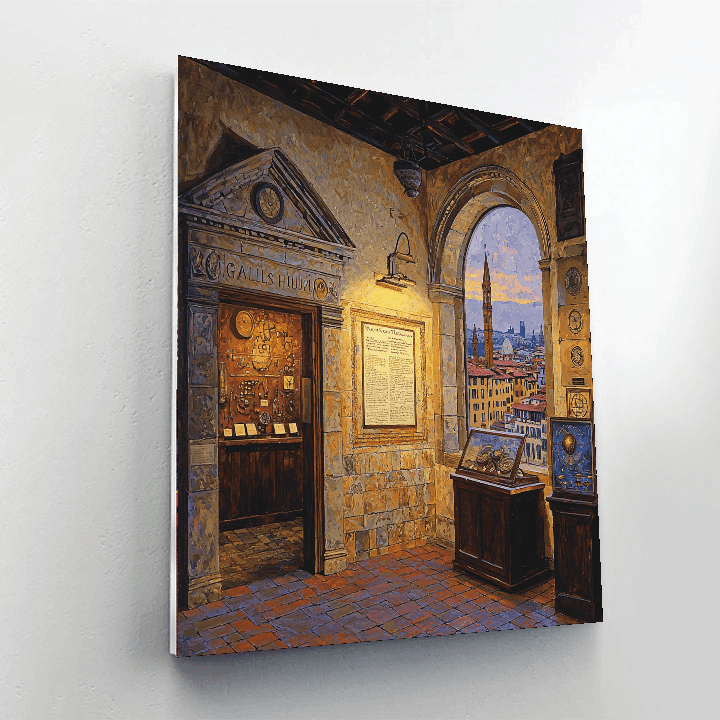 Galileo's House In Florence DIY Paint By Numbers