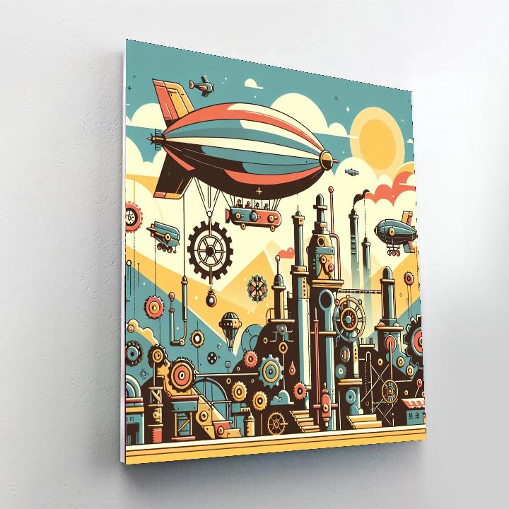 Steampunk Adventure Numbered Painting Kits