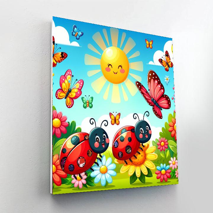 Sunny Garden Helpers Numbered Painting Kits