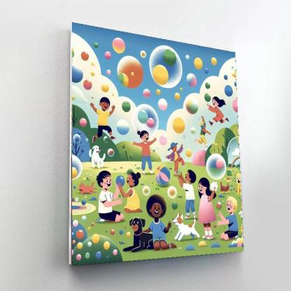 Bubble Wonderland Paint By Number