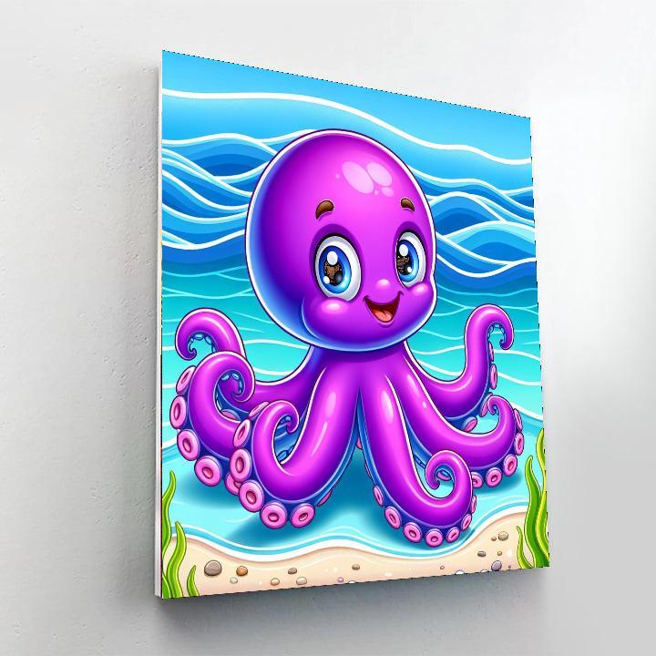Friendly Octopus Paint By Number