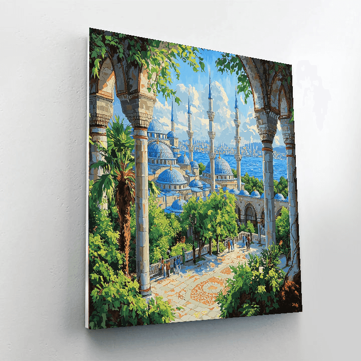 Blue Mosque Paint By Numbers Kits