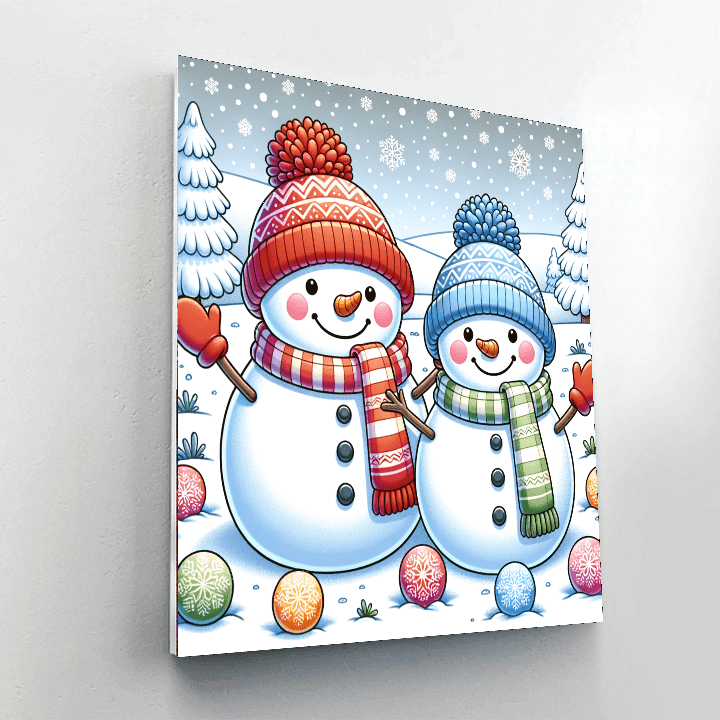 Adventure In A Magical Winter Wonderland Paint By Color