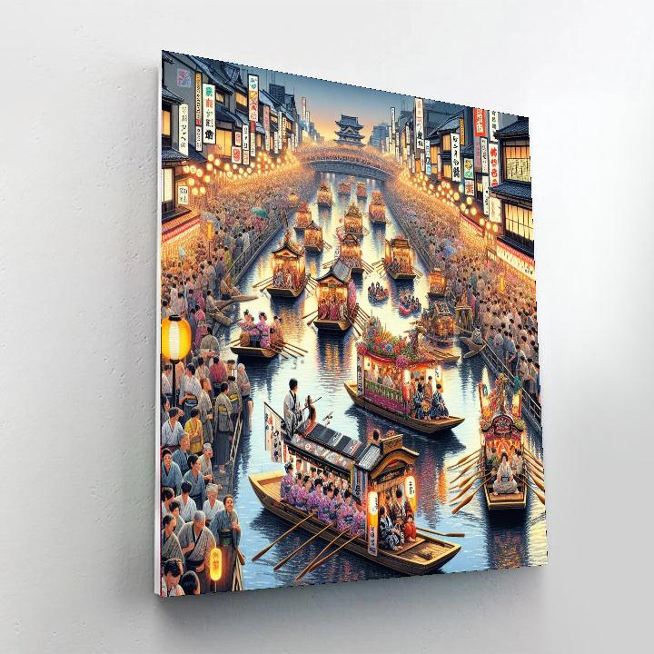Matsuri Of Osaka - Osaka Paint By Numbers Art