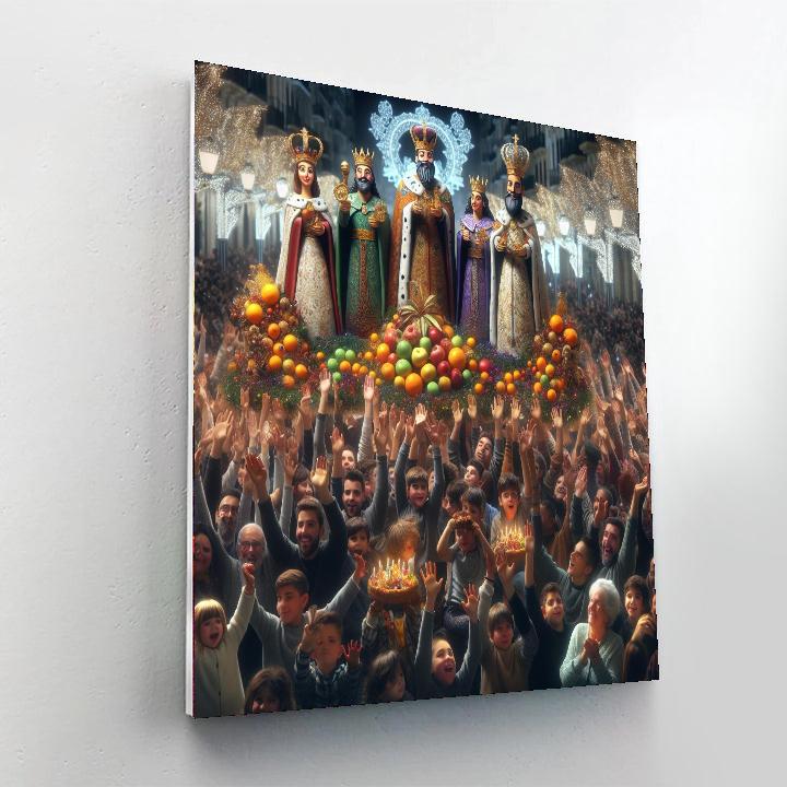 Día De Reyes Number Painting