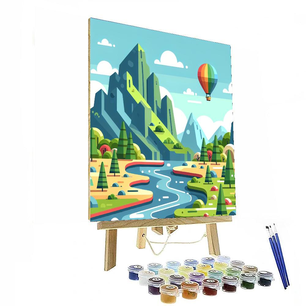 Adventure Land Paint By Numbers Art