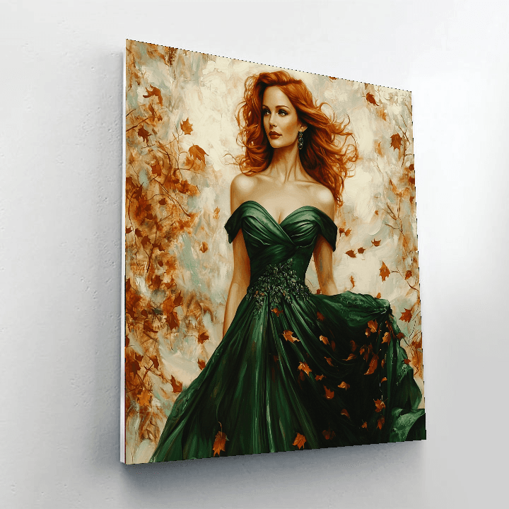 Jessica Chastain: The Vivid Visionary Of Hollywood Numbered Painting Kits