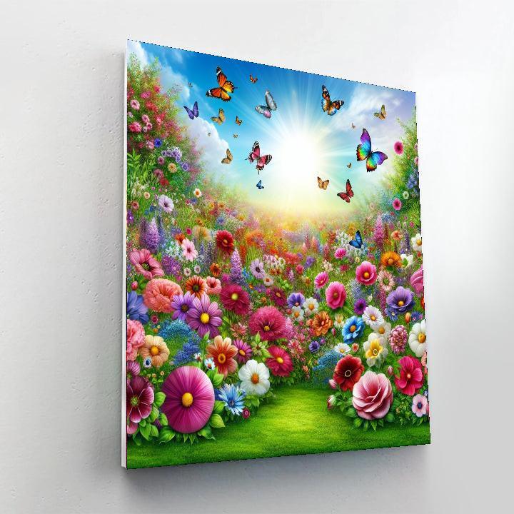 Garden Of Delight Painting Number Kit