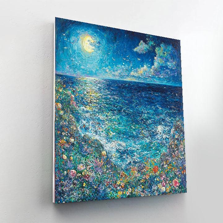 Salvador Dali Inspired Surreal Maritime Odyssey  Paint By Numbers