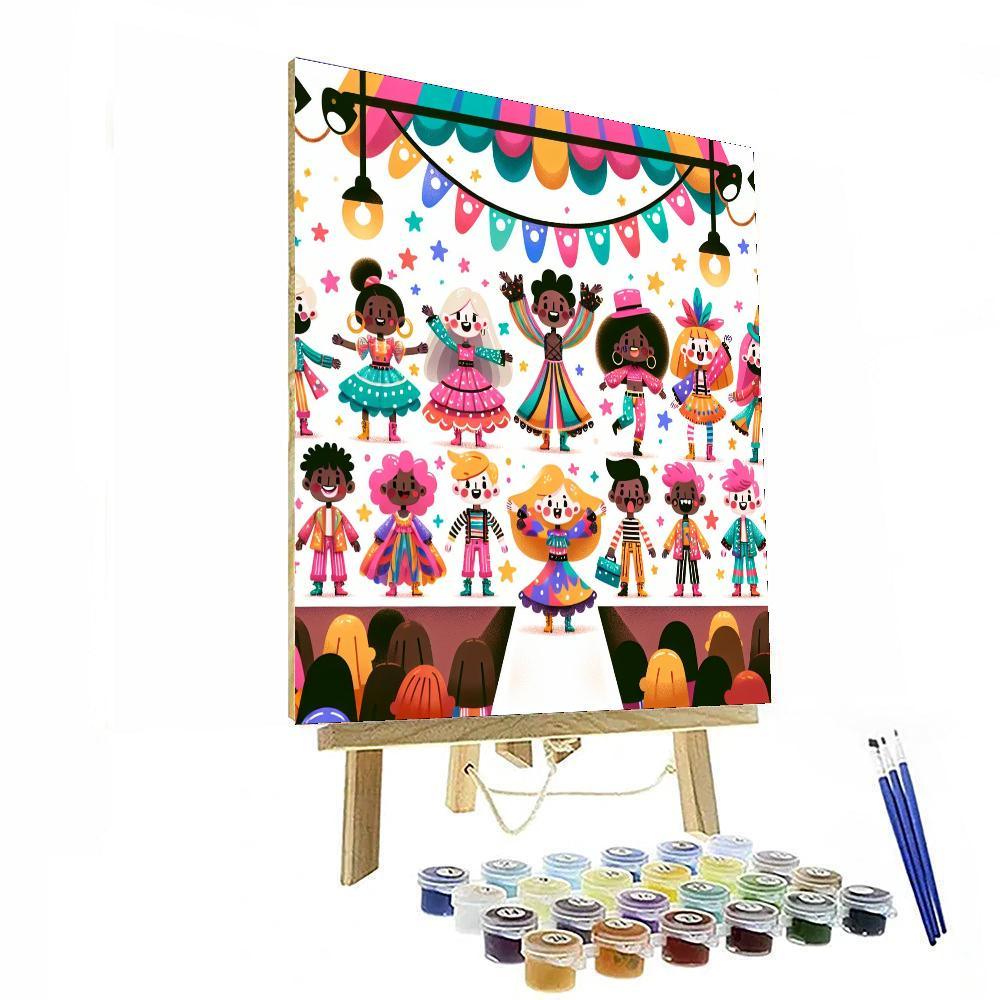 Fabulous Fashion Designers Paint By Numbers Art