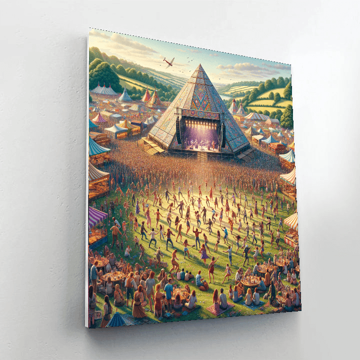 Glastonbury Festival Painting Number Kit